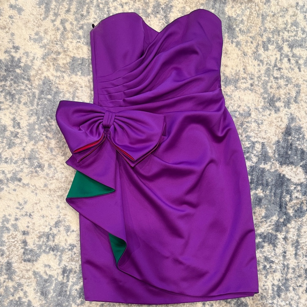 AJ Bari Vintage Strapless Dress